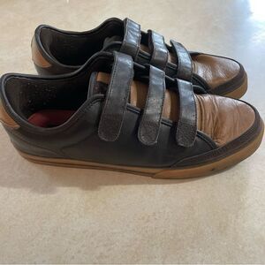 Circa Mens skater Trainer shoes brown size 14 Y2K strap